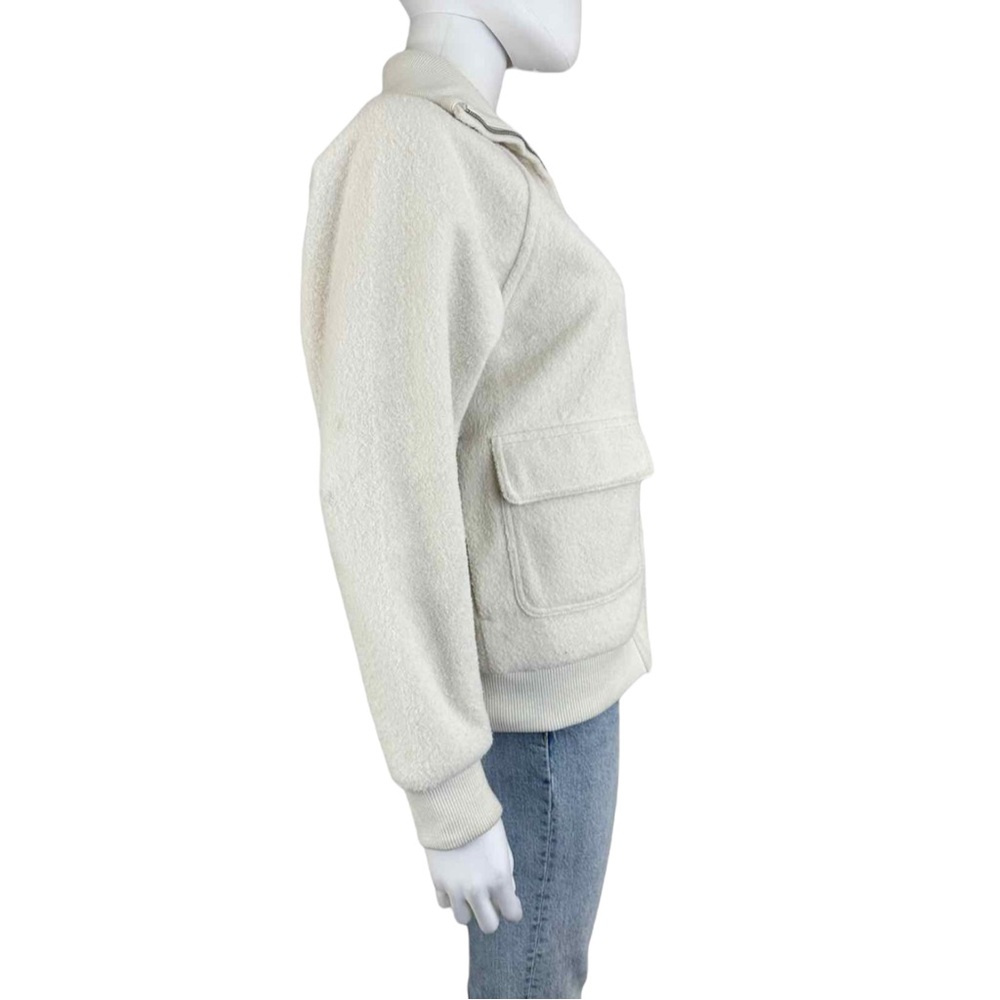 joie Cream Fleece Jacket Size S D0654 - Picture 3 of 14
